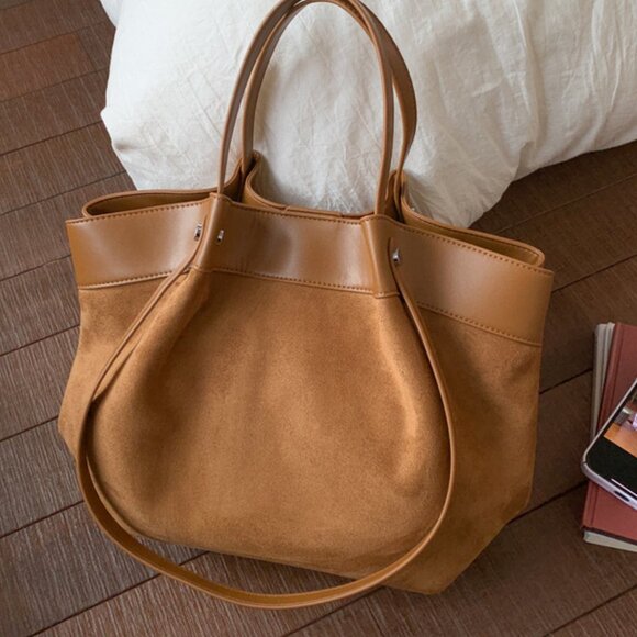 Lightweight Classic Color Tote Bag - Terracotta - Picture 2 of 3